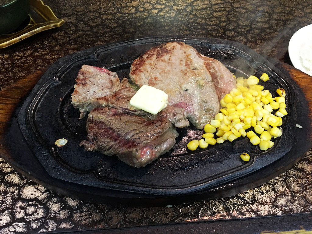 1ポンドステーキ(リベラ五反田店 2017年3月)