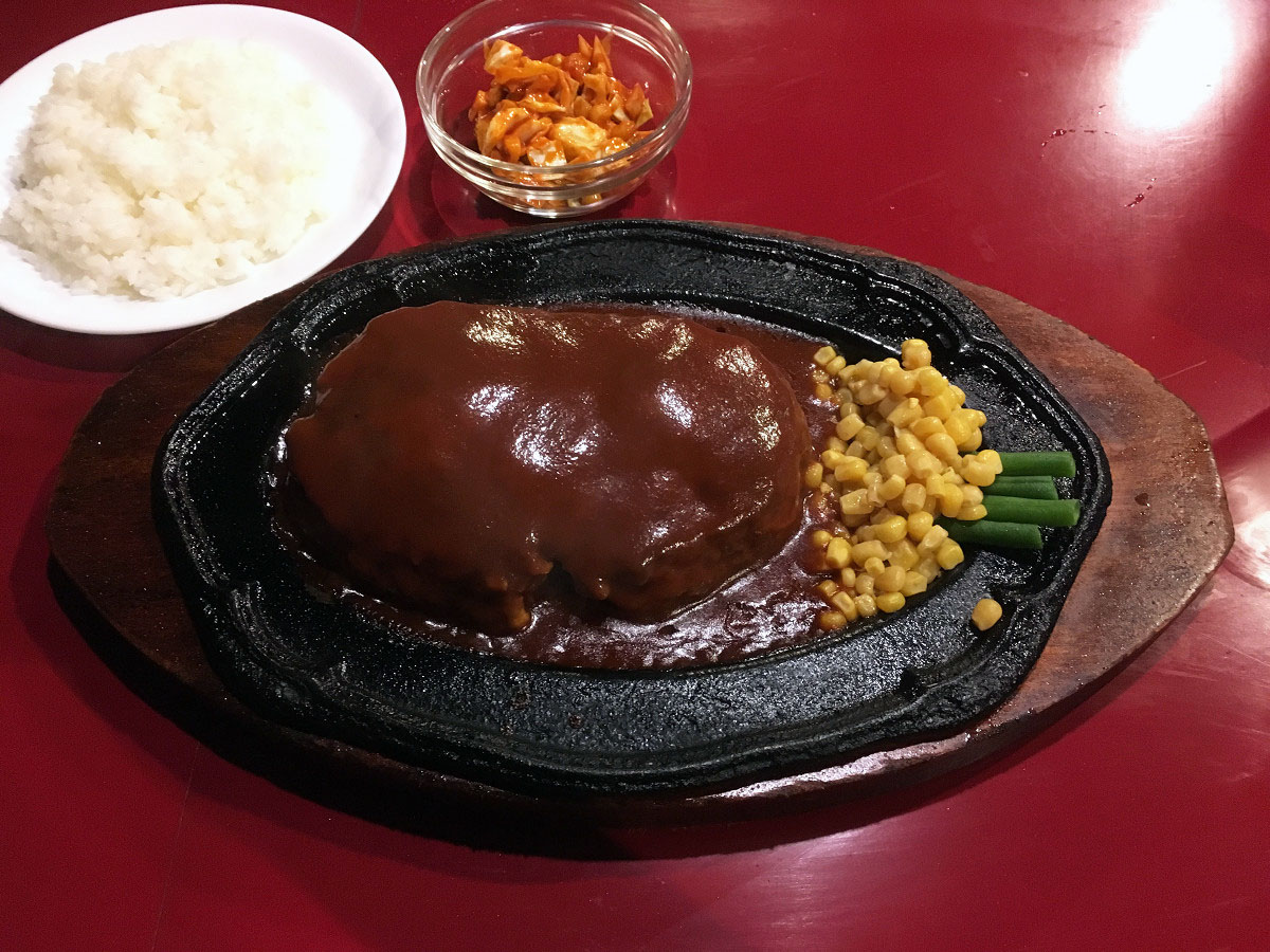 ビリー・ザ・キッド 西蒲田店「ジャンボ・ハンバーグセット 500g」(2017年7月)