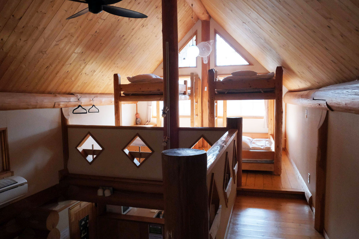 2階の二段ベッド