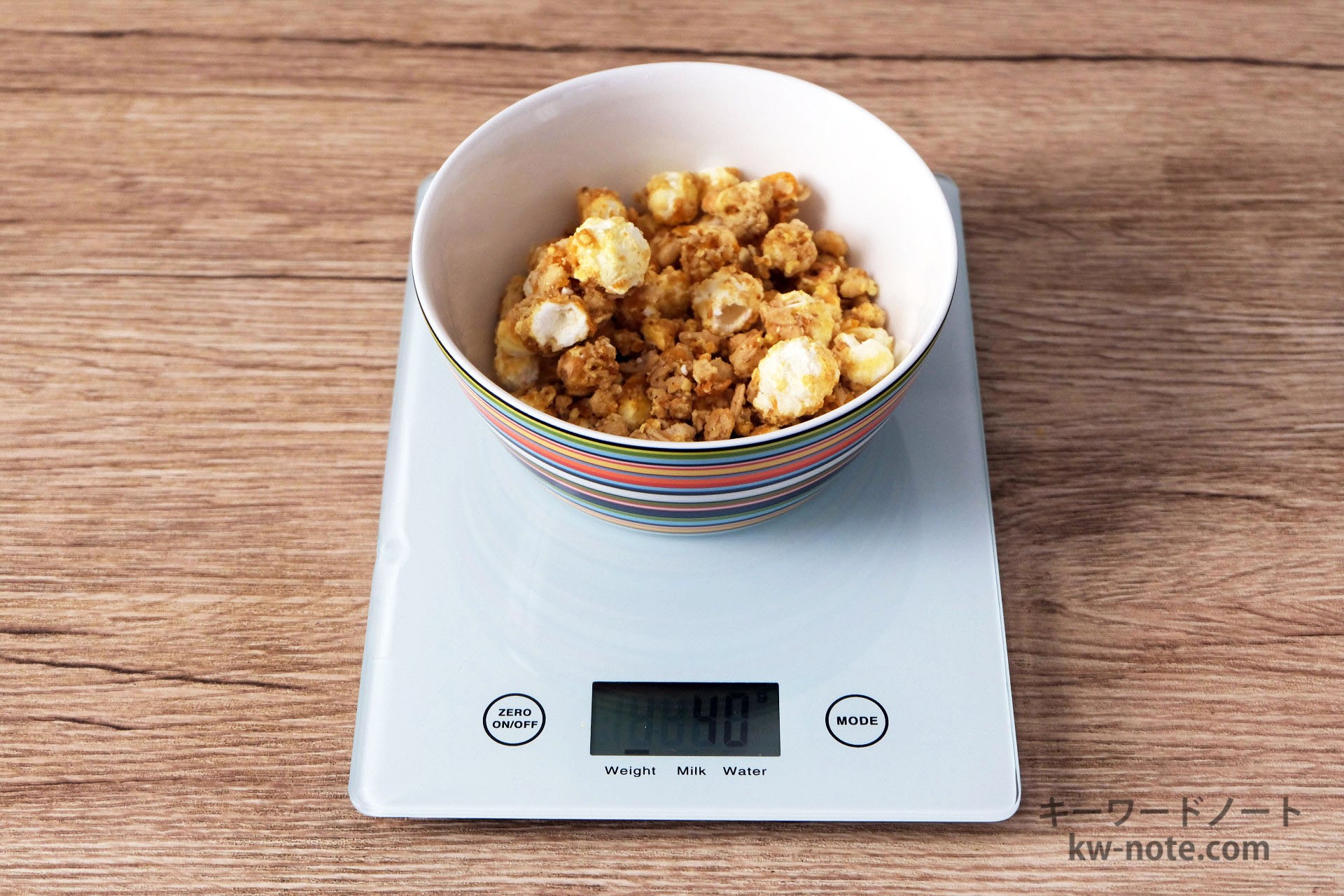 1食分のポップコーングラノラ40グラム