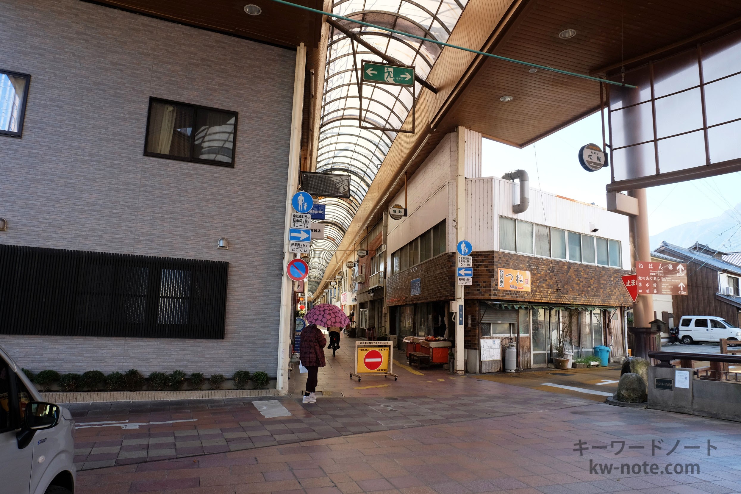 サンシャイン中央街(万町商店街)入り口