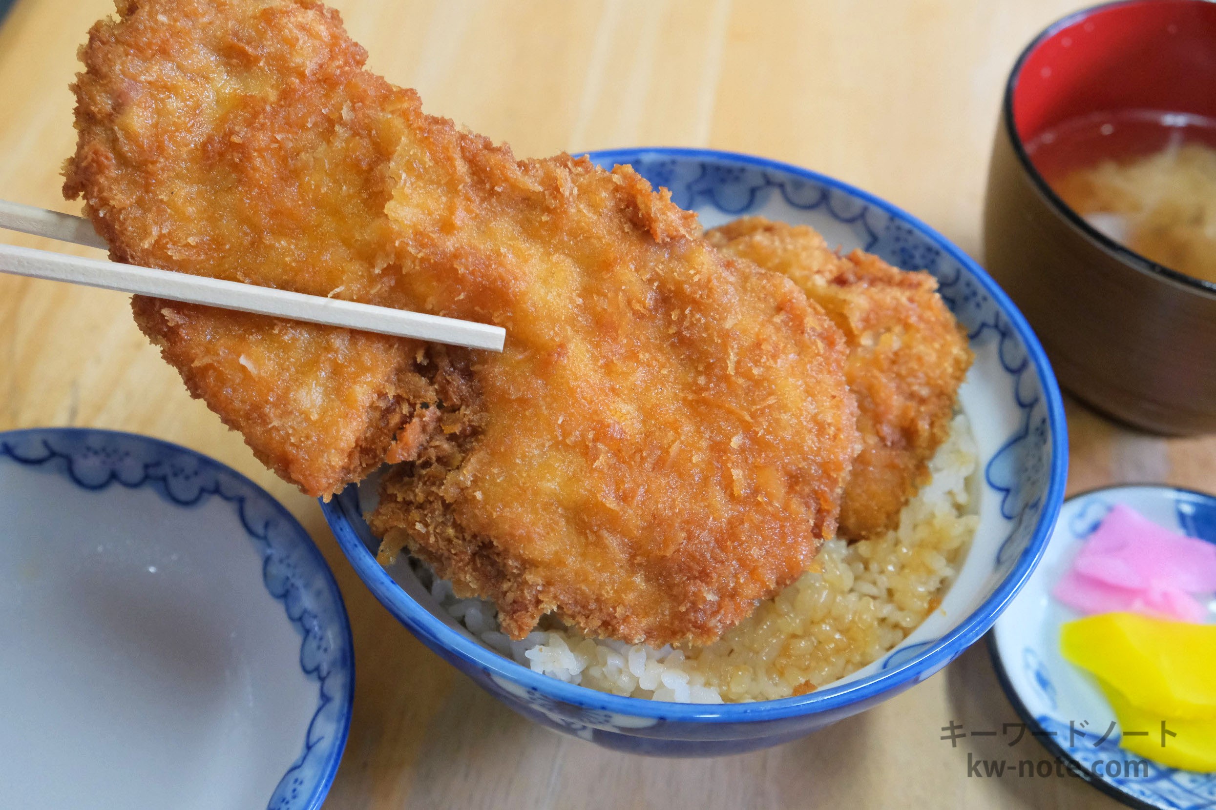 ご飯にかかったタレ