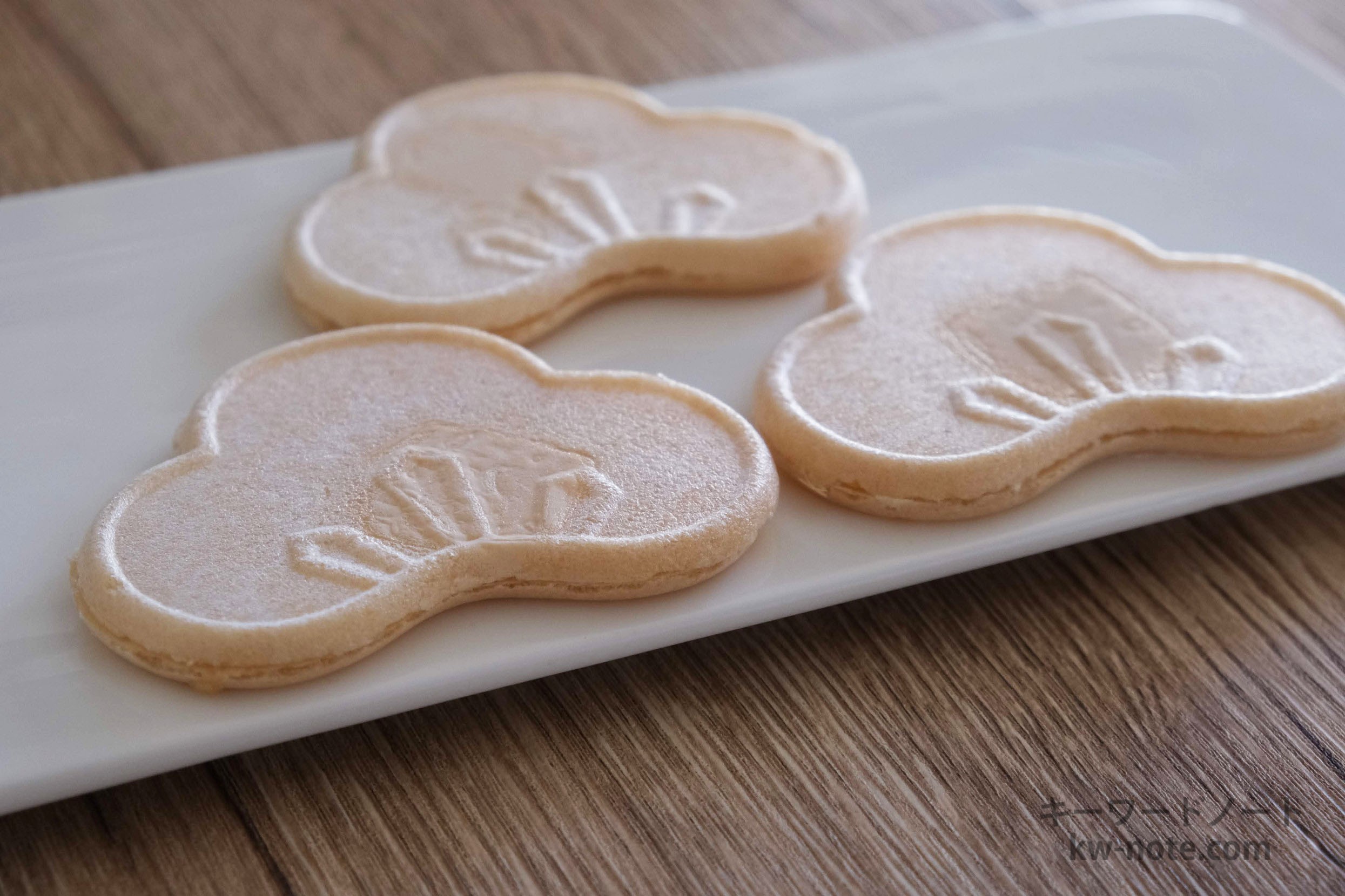 横から見た飫肥せんべい