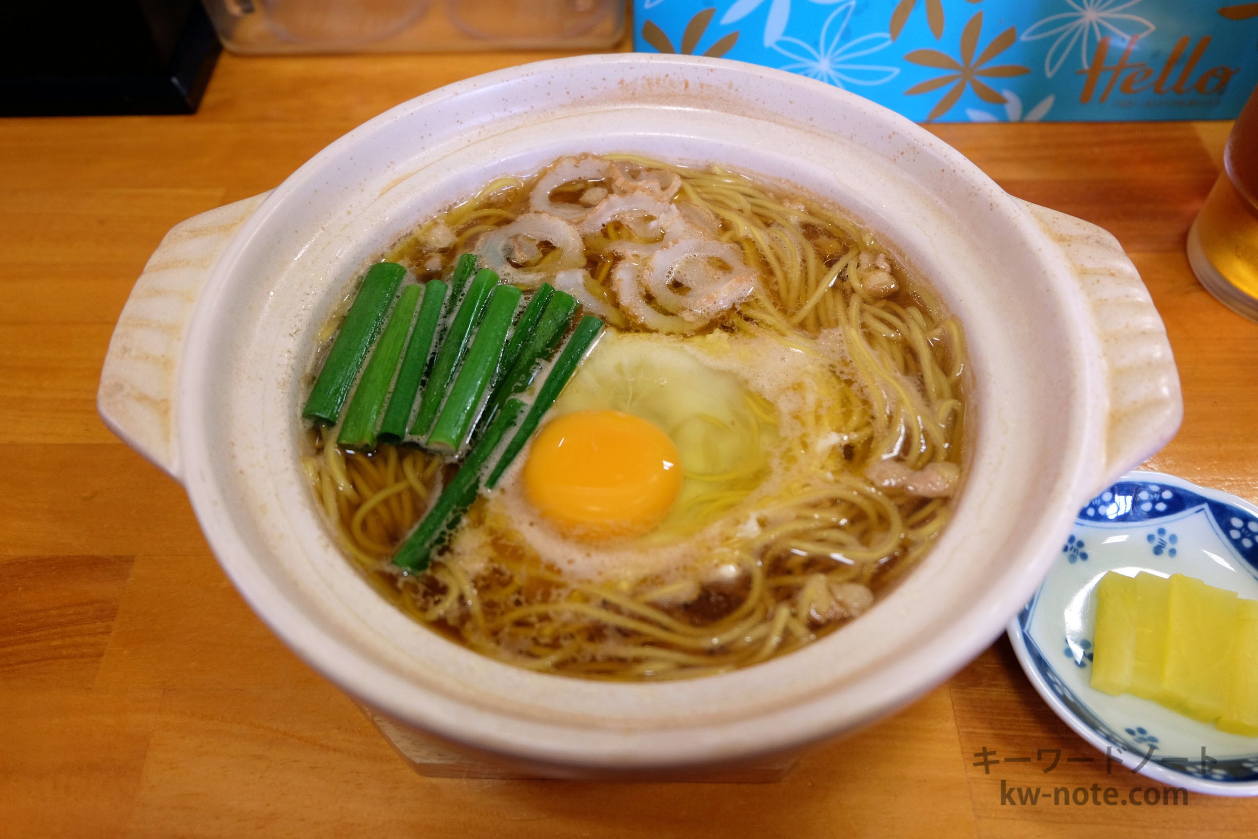 鍋焼きラーメン
