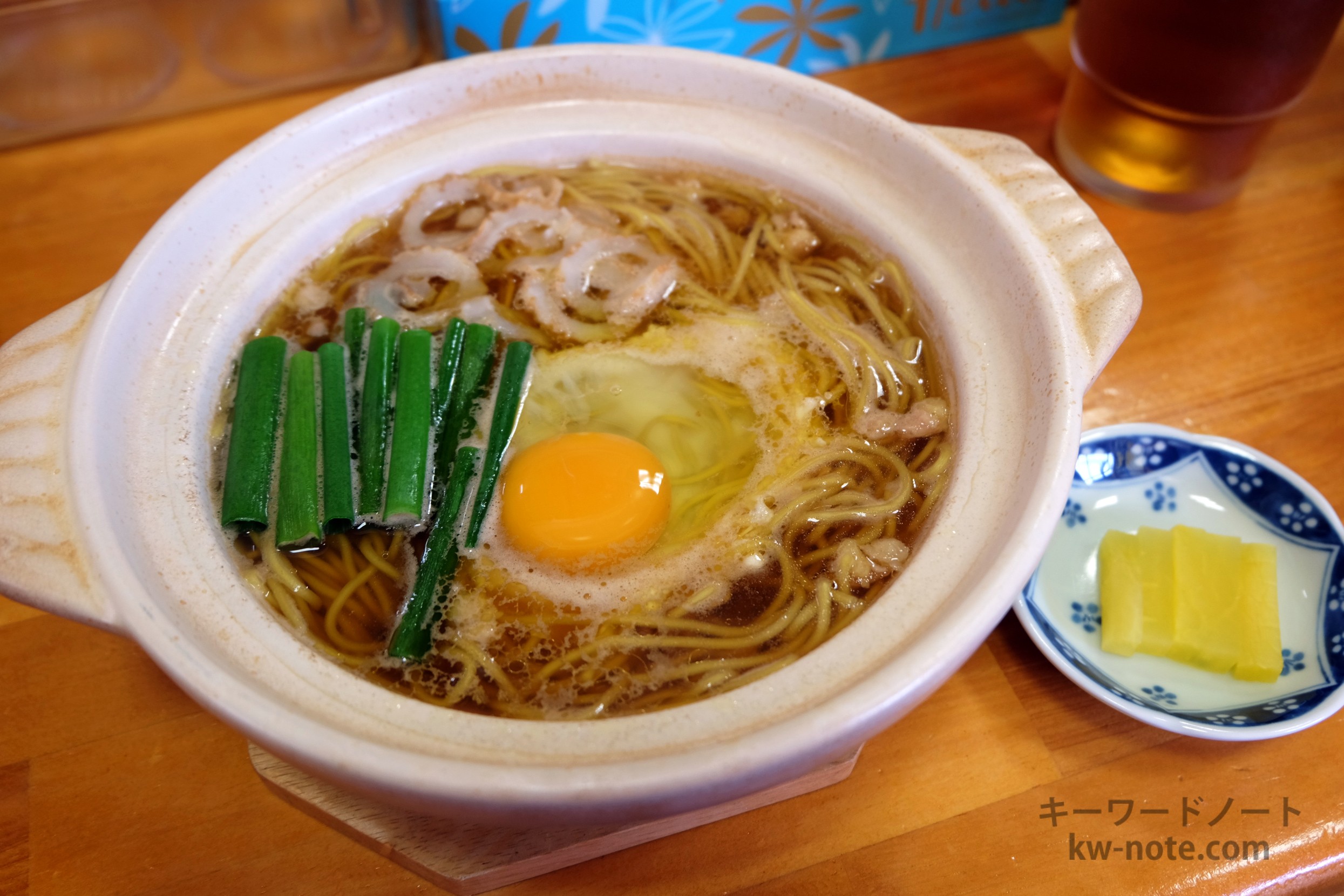 鍋焼きラーメン千秋