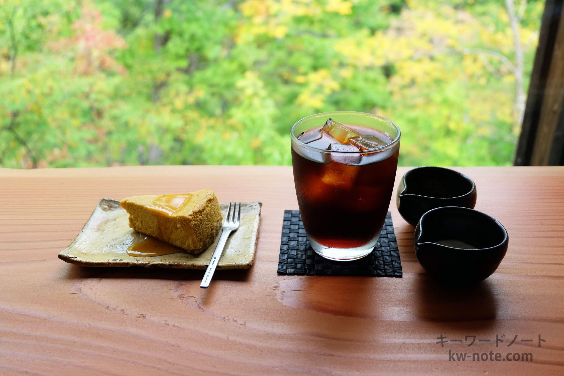 「カフェ 崖の上」札幌市内・定山渓の美しい眺望を堪能できるカフェ