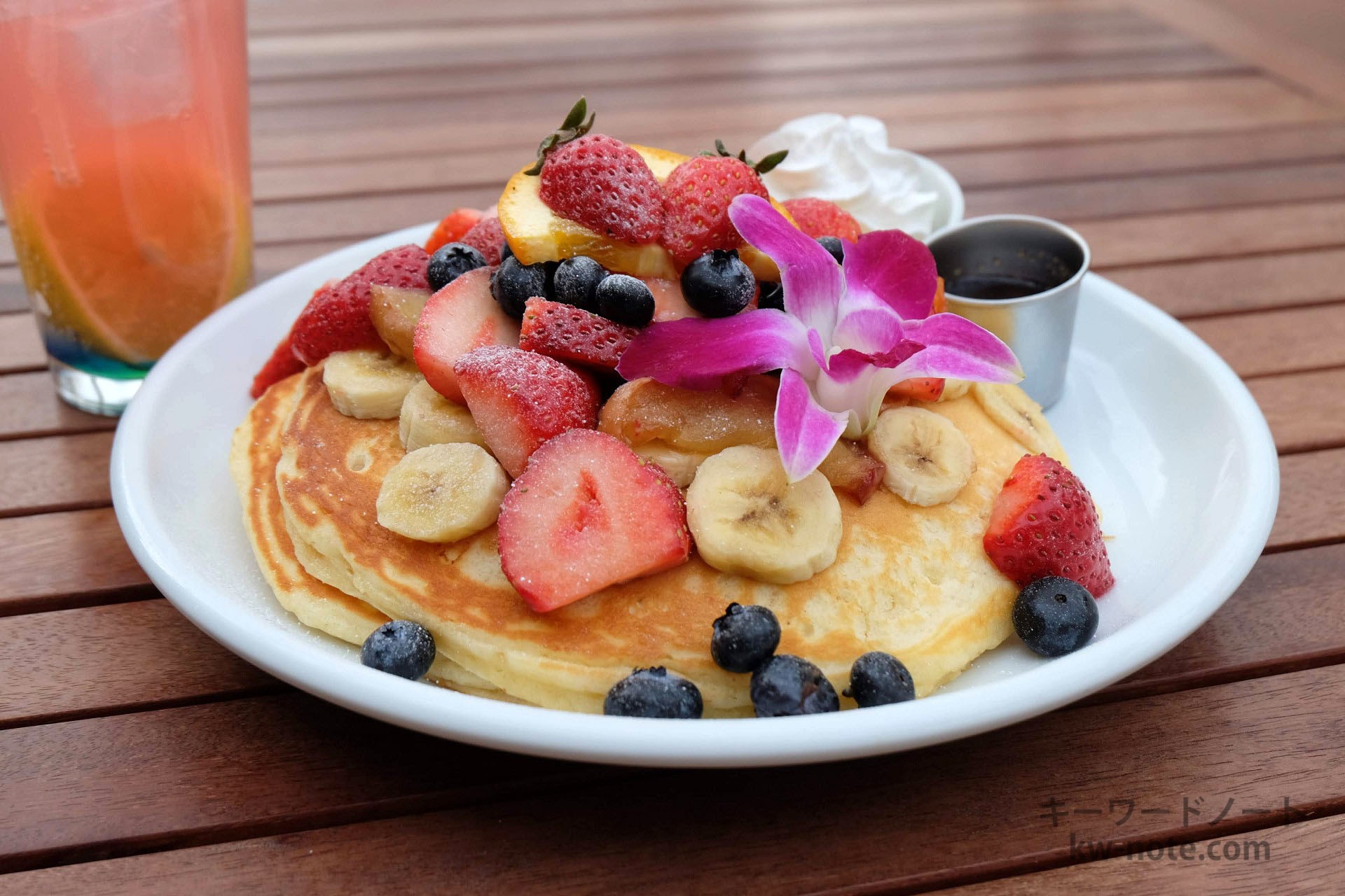 パンケーキの厚み