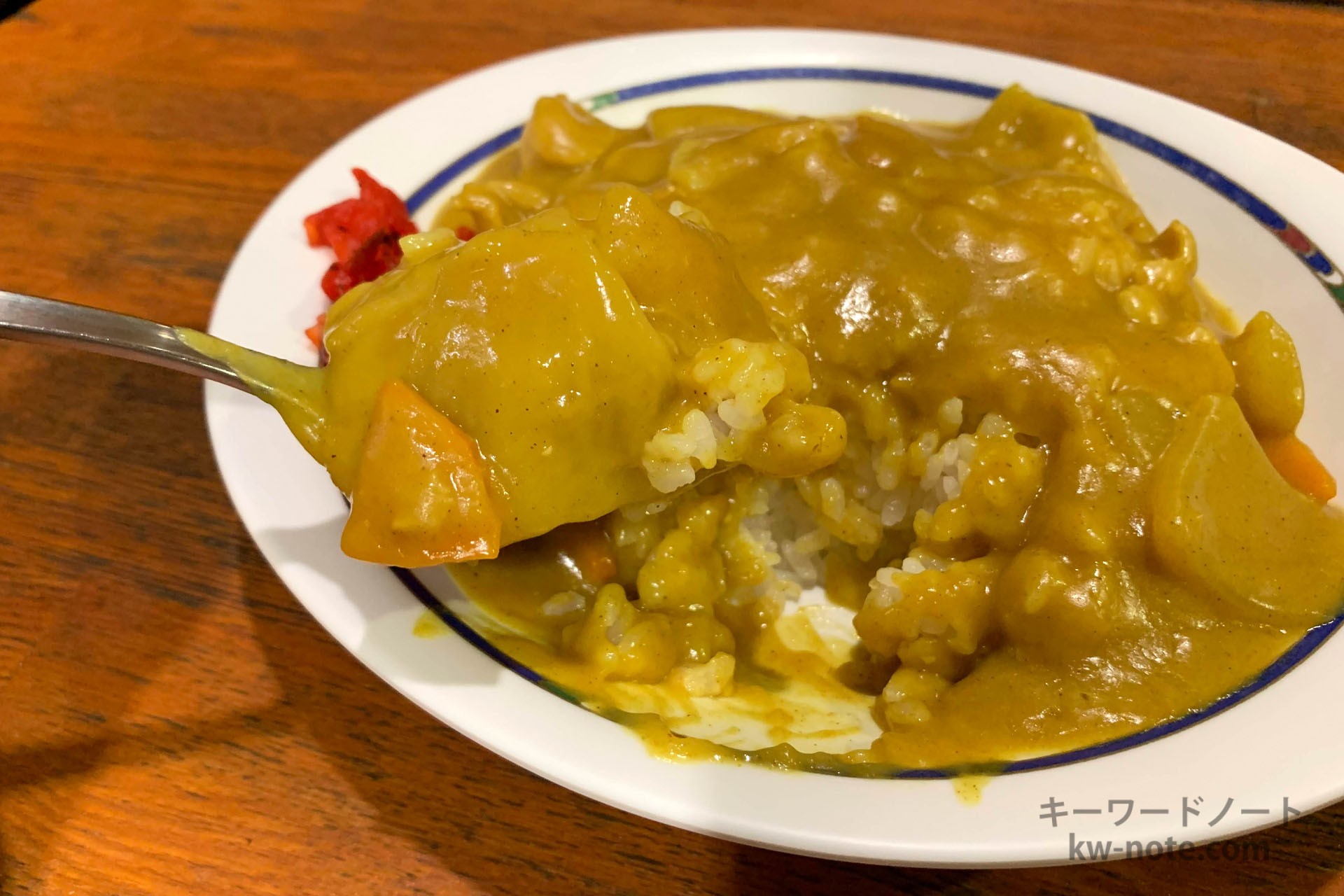 カレールーとご飯
