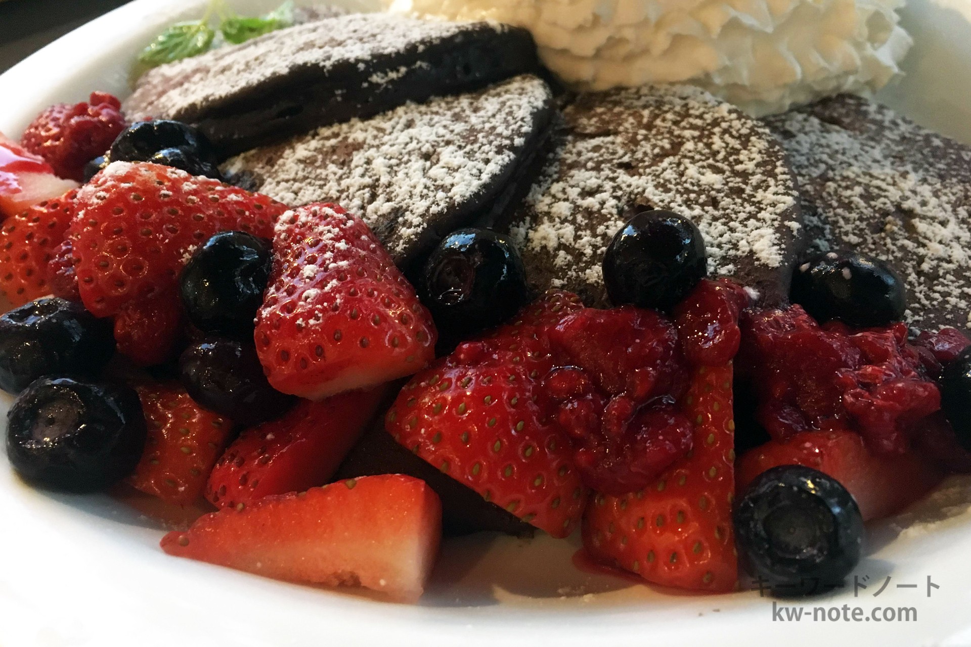 たっぷり乗ったフルーツ(ベリー類)