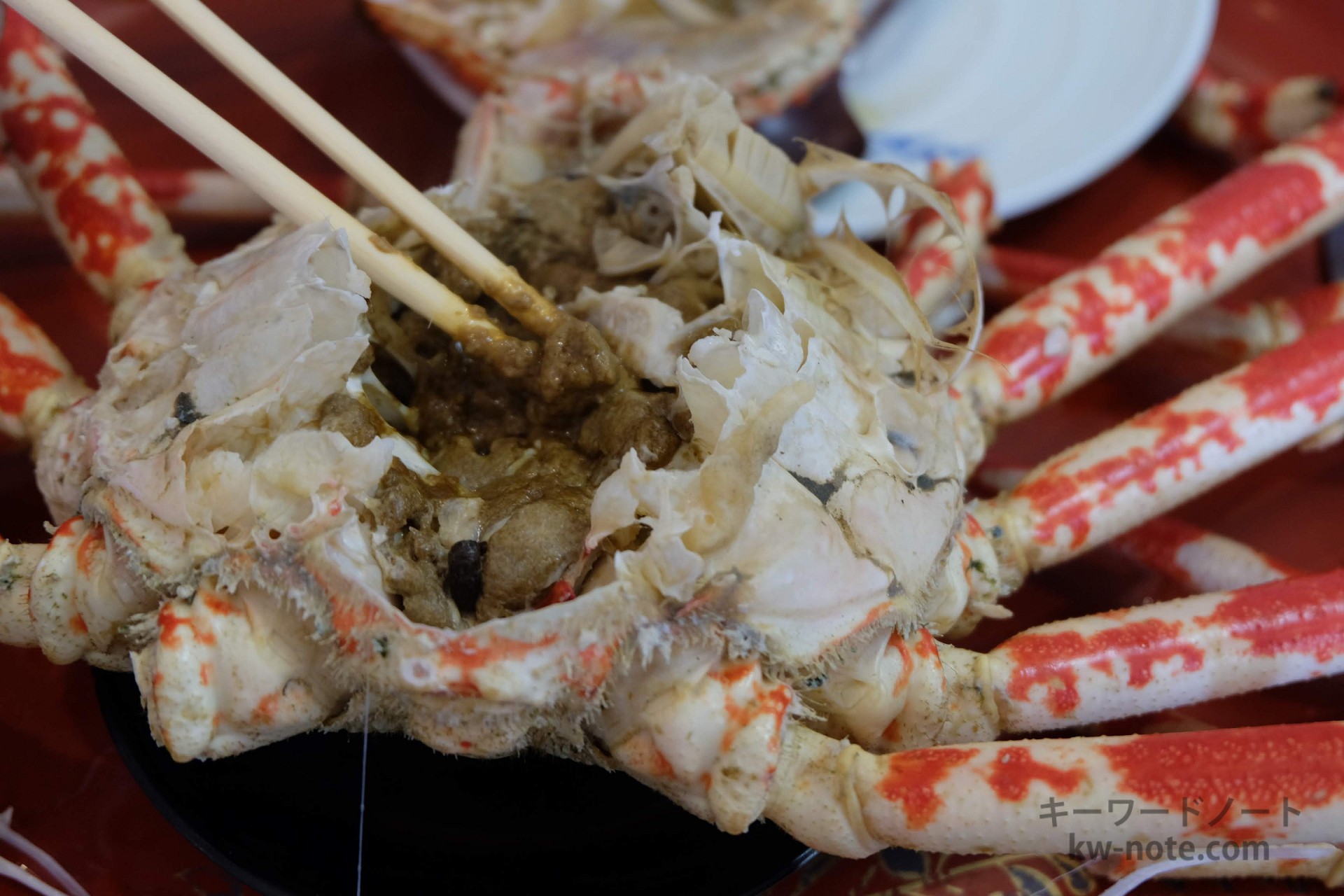 高足ガニのカニ味噌