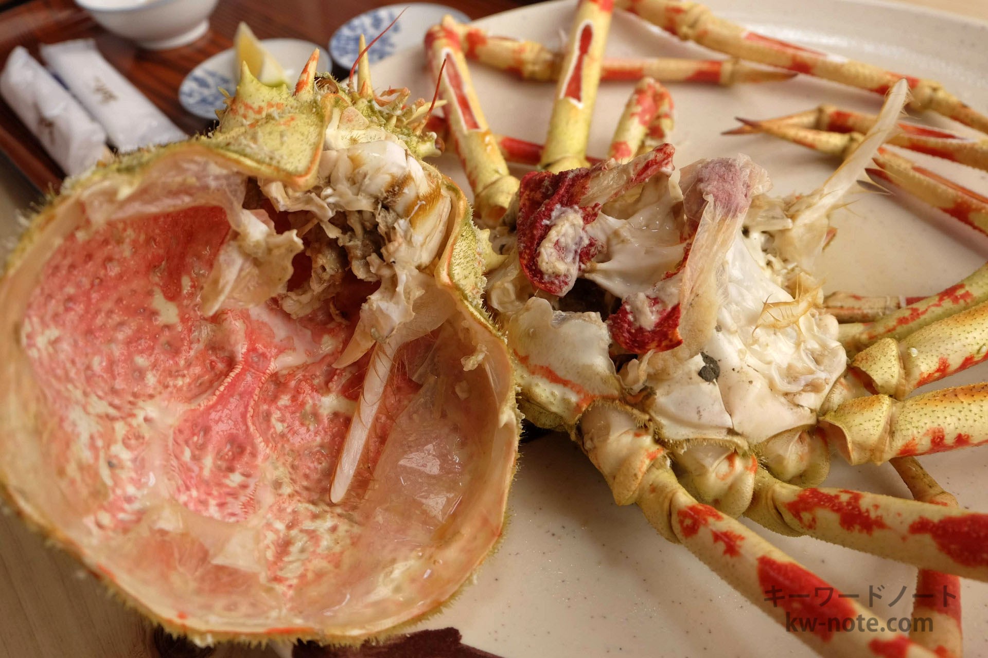 高足がにの中身