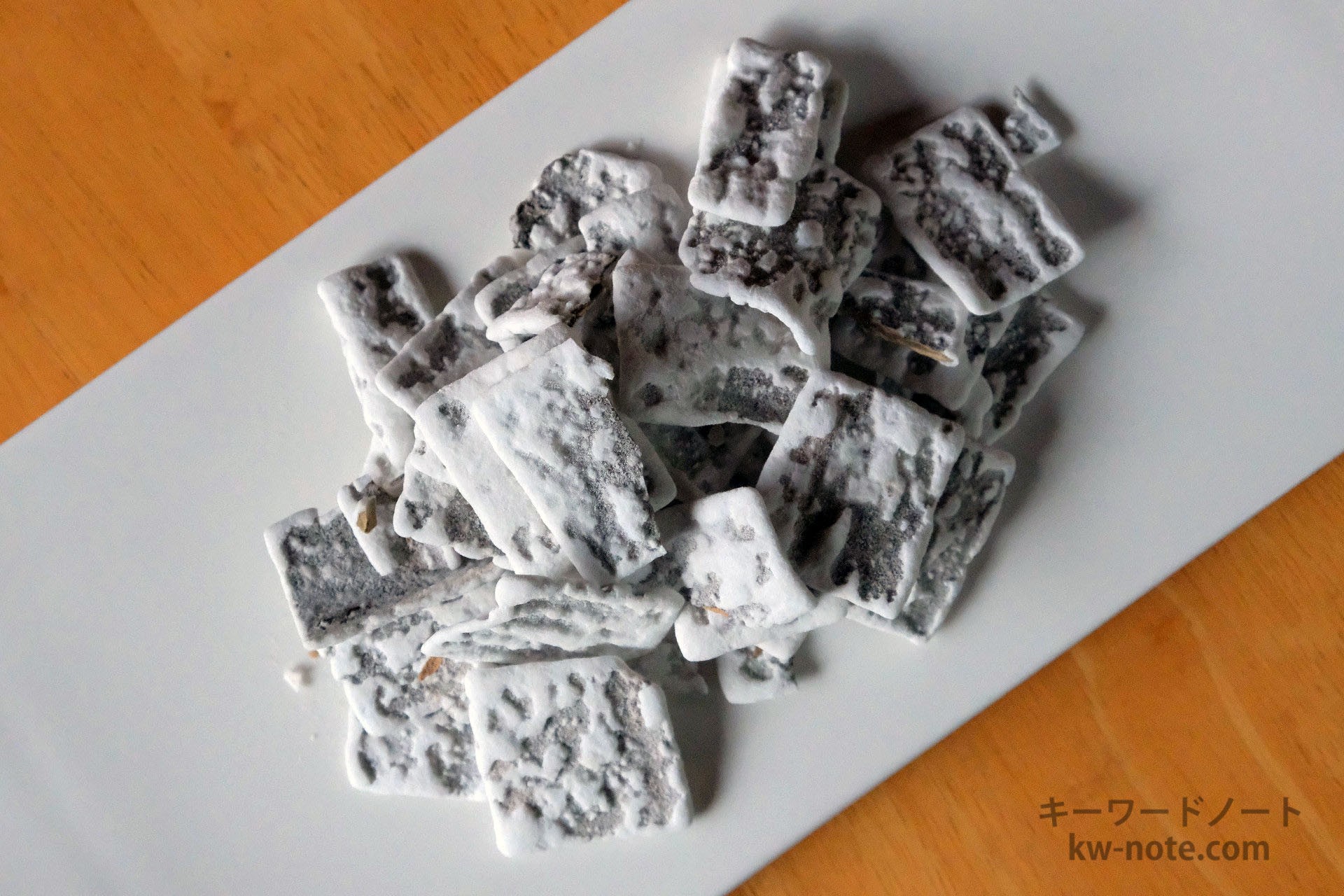 上から見た雪がわら