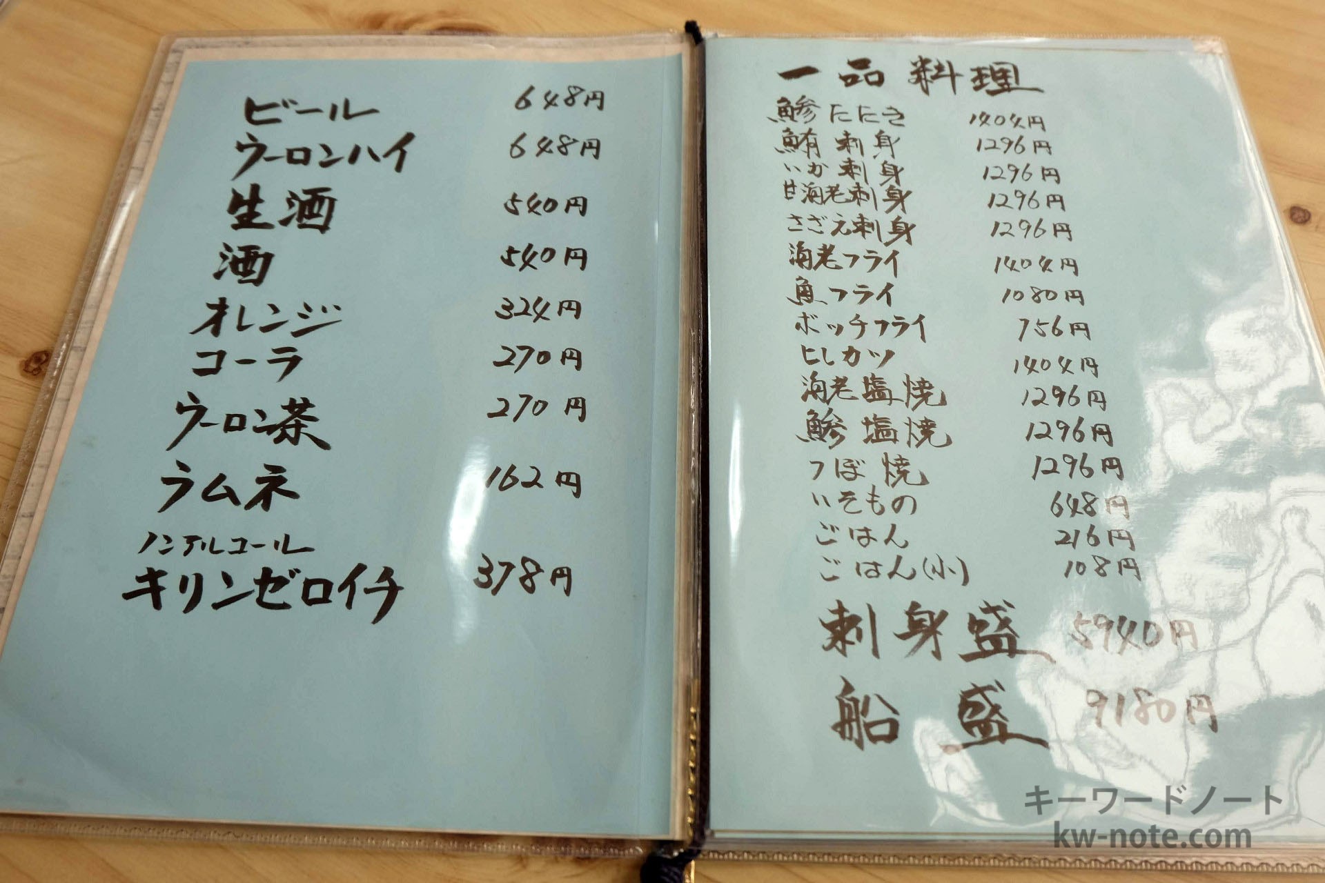 ドリンク・一品料理