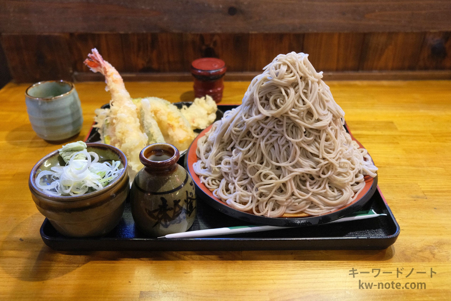 「味奈登庵 本町店」横浜周辺に出店する富士山盛りが有名な蕎麦店