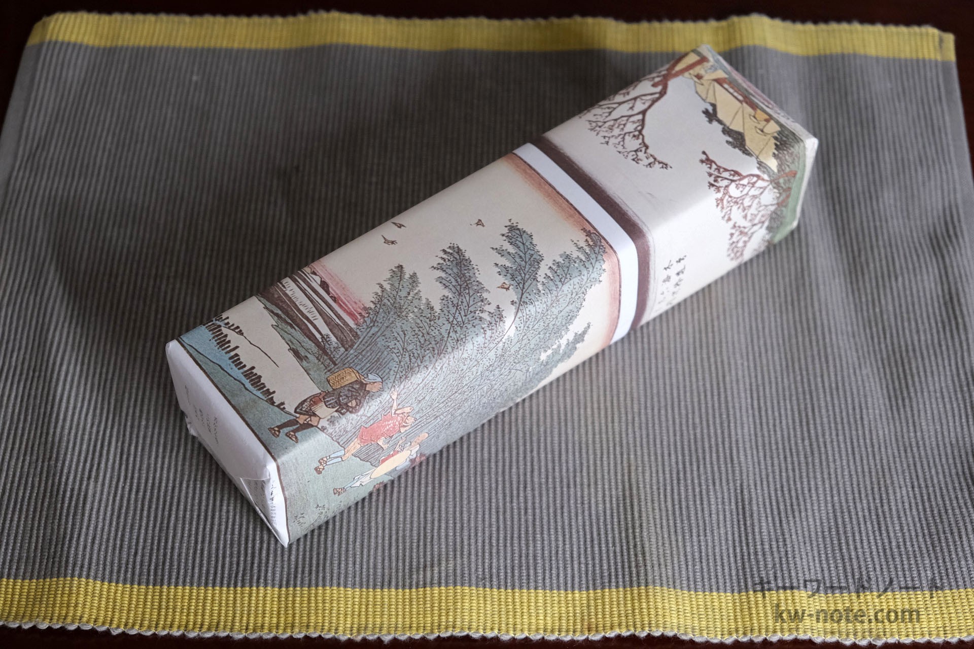 掛け紙を取ったパッケージ